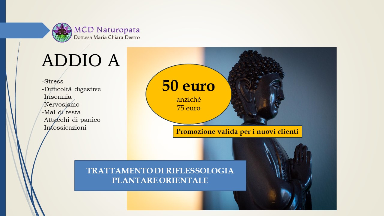 Trattamento di riflessologia plantare orientale